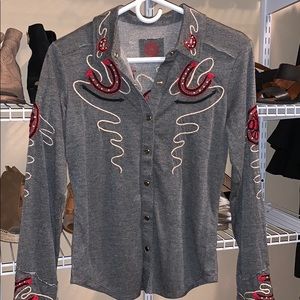Double D Ranch western top